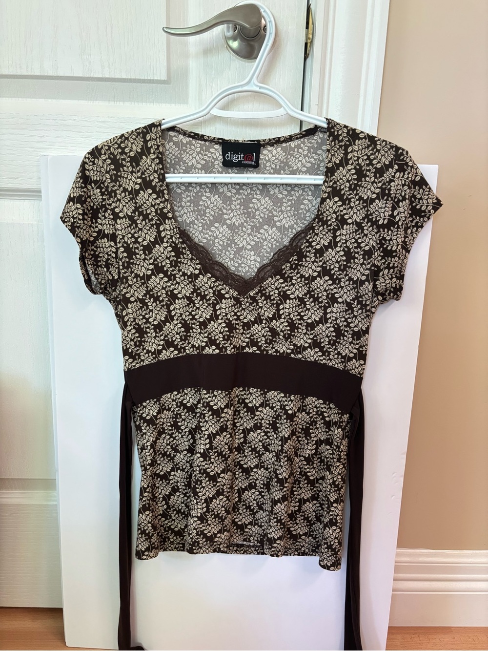 Y2K Tie back Top